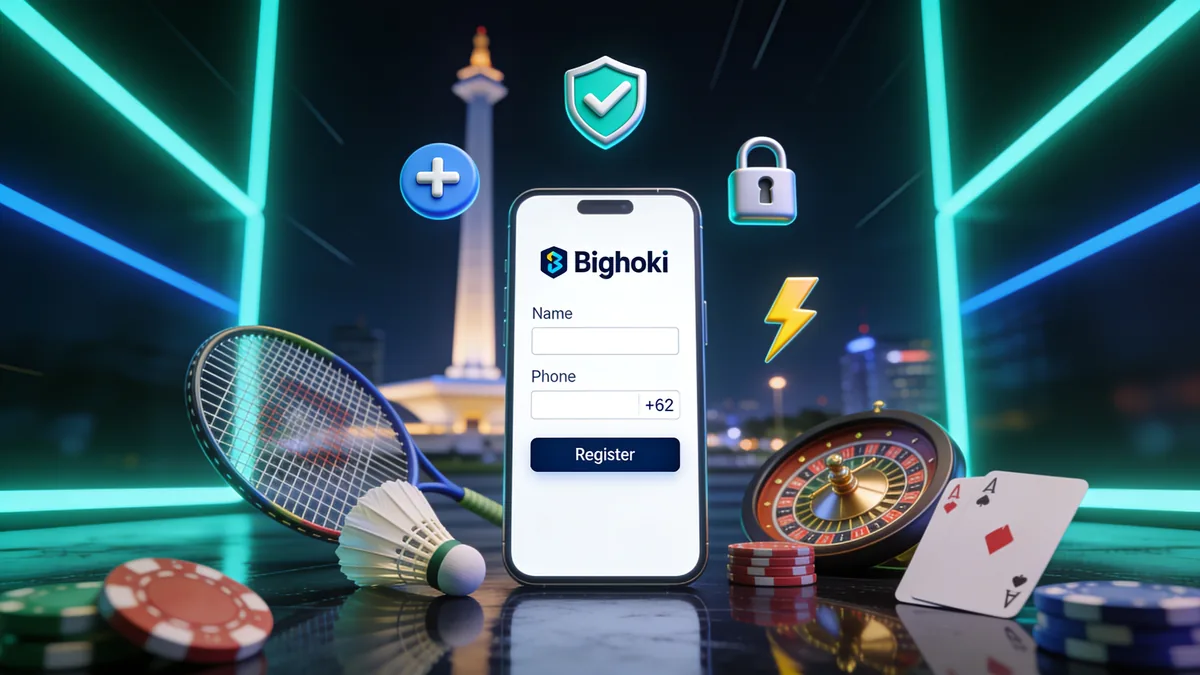 Cara Login ke Akun bighoki untuk pemain di Indonesia